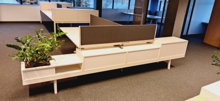 Établi d'angle Vitra pour 2 personnes (2e main)