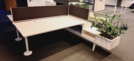 Établi d'angle Vitra pour 2 personnes (2e main)