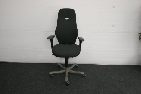 SUPERPROMO Ergonomische bureaustoel Kinnarps PLUS(6) antraciet grijs (2e hands)