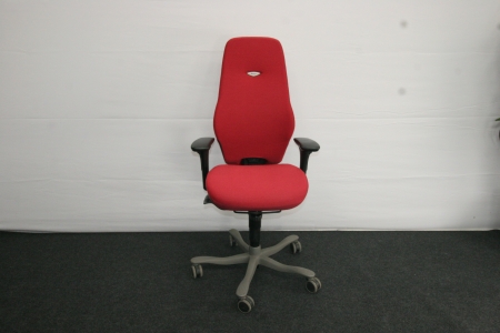 SUPERPROMO Ergonomische bureaustoel Kinnarps PLUS(6) rood (2e hands)