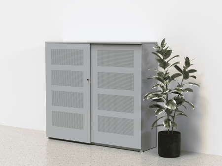 Akoestische schuifdeurkast 159 cm hoog (4 OH)