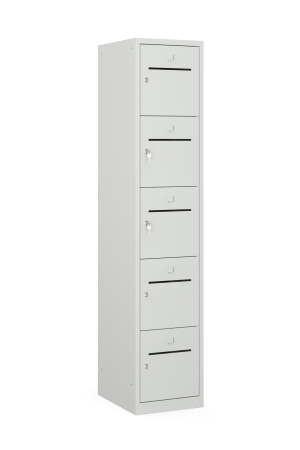 5 deurs lockerkast (195x40x50 cm)