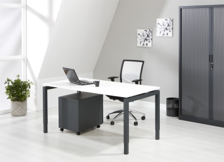 Bureautafel Q-bic 180cm, 90cm diep