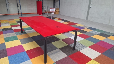 Design vergadertafel/workbench BULO H2O (2e hands)