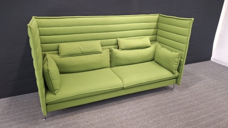 Vitra Alcove 3 seater Groen (2e hands)