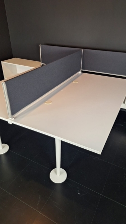 Hoekworkbench Vitra voor 2 personen (2e hands)
