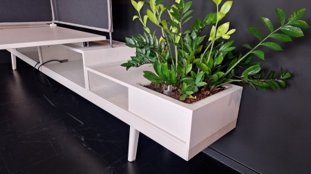 Hoekworkbench Vitra voor 2 personen (2e hands)