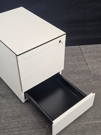 Ladenblok Ahrend wit met 3 lades