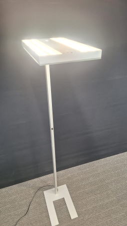 LED vloerlamp zilver Lara Up&Down