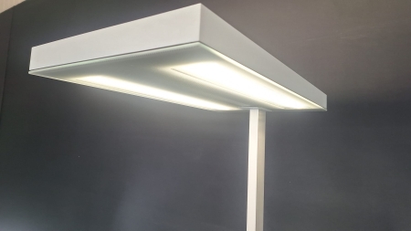 LED vloerlamp zilver Lara Up&Down
