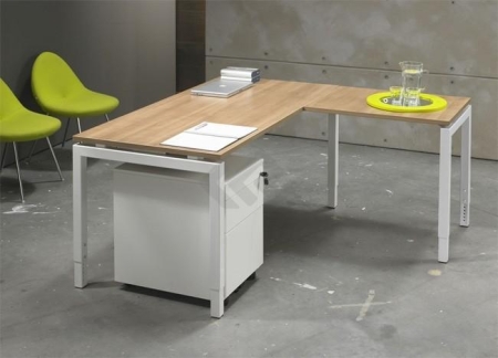 Aanbouwtafel 4Q-White 120x60cm