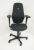 Super promo!!! Ergonomische bureaustoel Kinnarps PLUS(6) zwart met nieuwe bekleding 47997