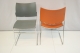 Design draadstoel Casala Curvy Grijs (2e hands)