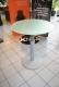 Ronde vergadertafel BULO H2O glas (2e hands)