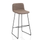 Barstool 609T in bouclé stoffering