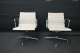 VITRA ALU CHAIR EA 108 in leder (refurbished)